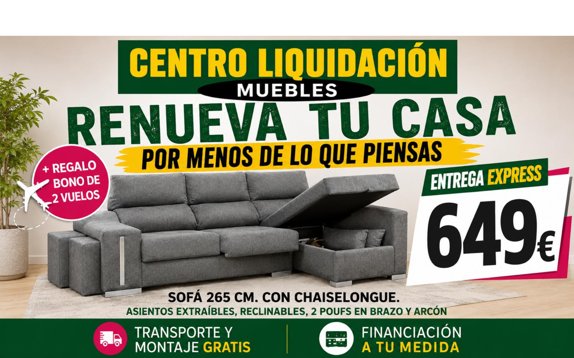 sofas en liquidacion